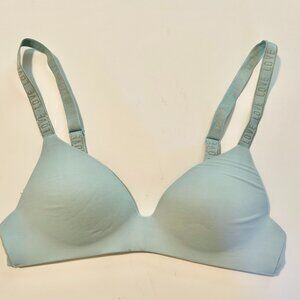 Victoria's Secret Lightly Lined T-Shirt Bra with Shine 'Love' Straps Size 34A